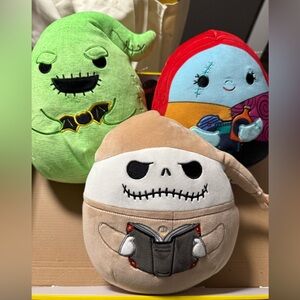 NWT Nightmare Before Christmas Squishmallow Set